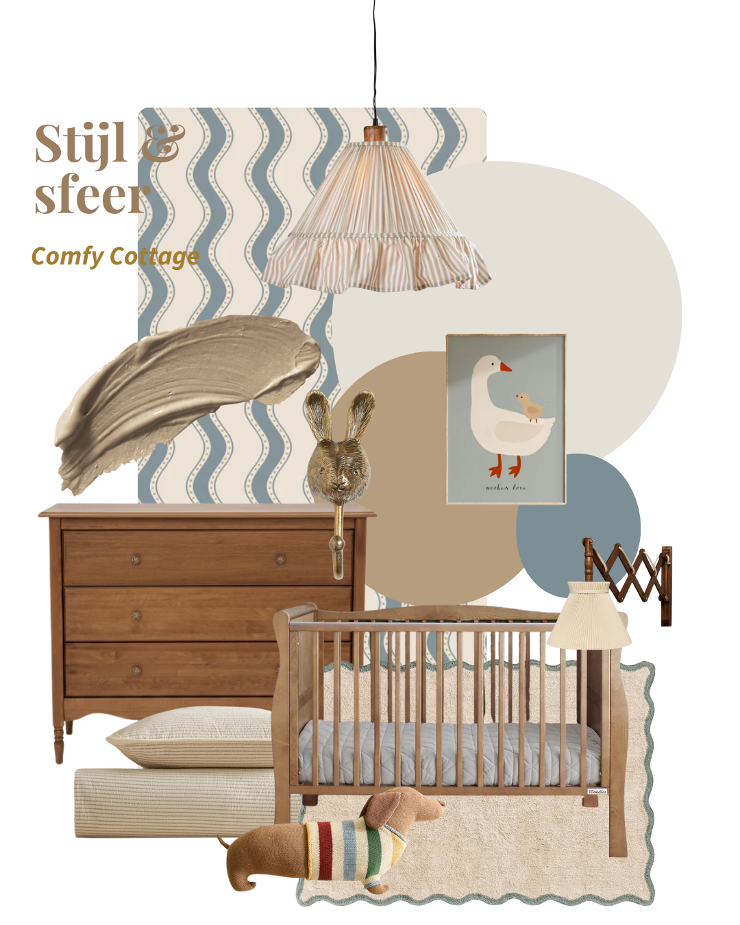 COMFY COTTAGE | Kleur & behangplan kinderkamer