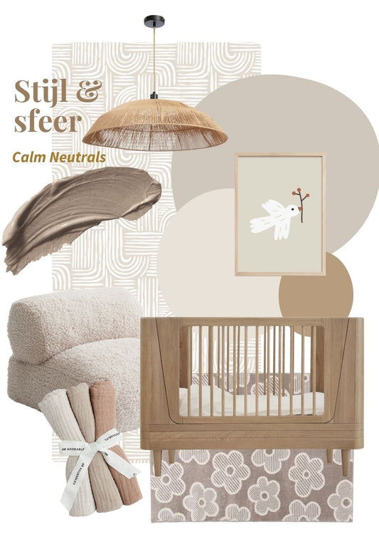 Kleur & behangplan kinderkamer | Calm Neutrals