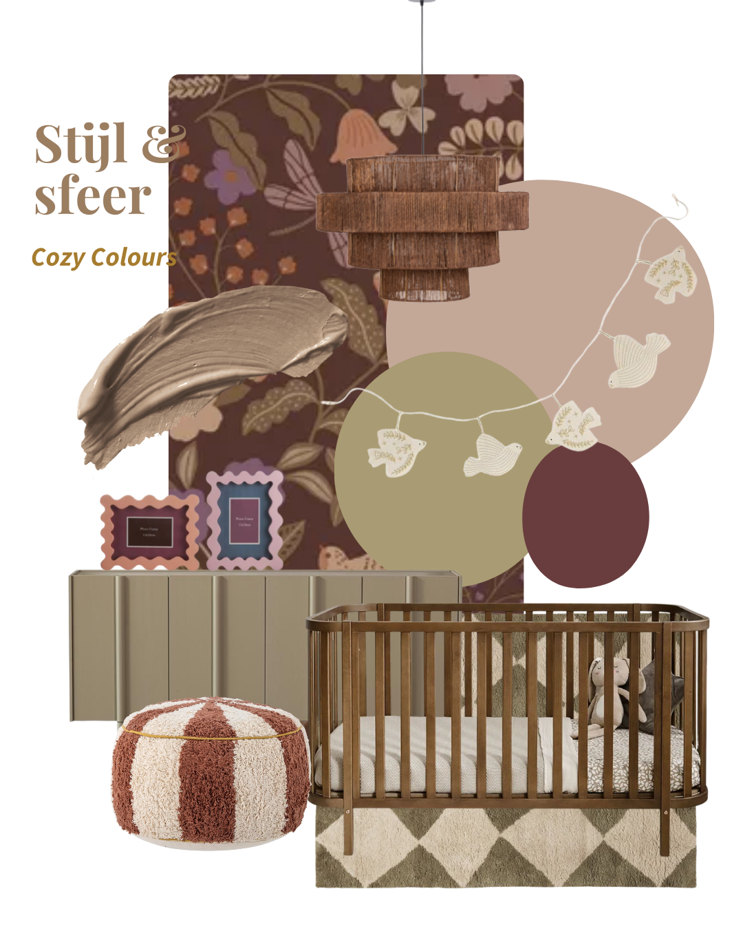 COZY COLOURS | Kleur & behangplan kinderkamer